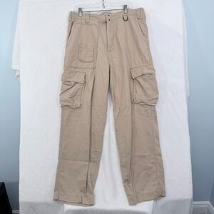Timberland Cargo Pants Mens 36x32 Beige Heavyweight Gorpcore Canvas Outdoor